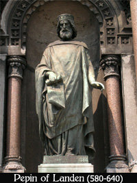 Statue of Pepin of Landen, Parc d'Avroy, Li�ge