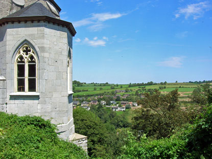 St George Church on the edge of the cliff, Limbourg (&copy; Eupedia.com)