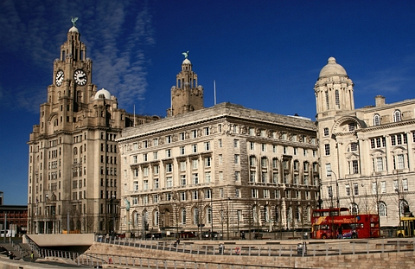 Royal Liver Building, Cunard Building and Port of Liverpool Building, Liverpool (� Msujan | Dreamstime.com)