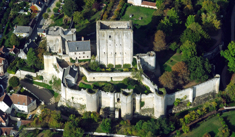 Loches Castle, Centre (photo by Lieven Smits - CC BY-SA 3.0)