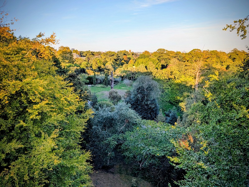 View of the Royal Botanic Gardens from the Treetop Walkway (� Eupedia.com)
