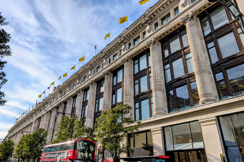 Selfridges department store, London (&copy; Eupedia.com)