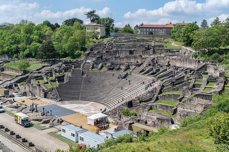 Roman Theatre, Lyon (photo by Jean-Christophe BENOIST - CC BY-SA 4.0)