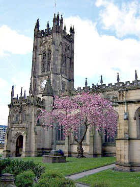 Manchester Cathedral (photo by Jungpionier - Creative Commons license)