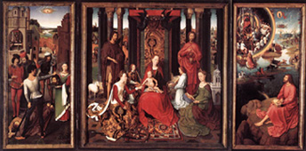 St John Altarpiece 
(1474-79), by Hans Memling