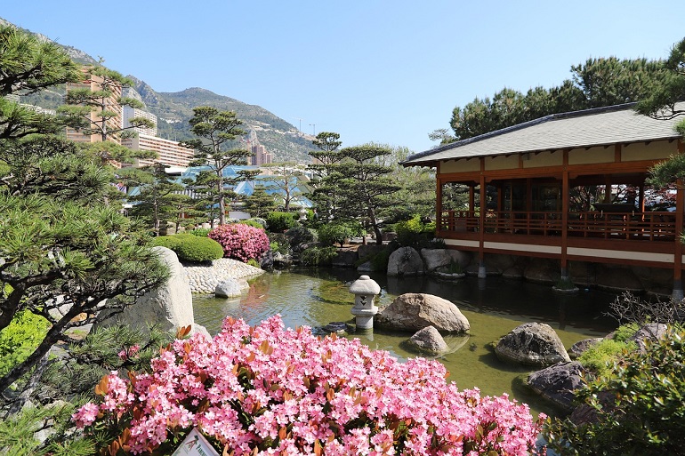 Princess Grace Japanese Garden, Monaco (photo by MrJayW from Pixabay)