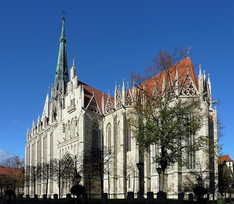 St. Mary's Church, Mühlhausen (photo by Chris06 - CC BY-SA 4.0)