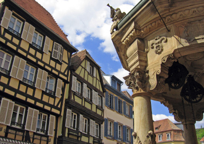 Half-timbered houses on the town square, Mulhouse (&copy; simon gurney | iStockphoto.com)