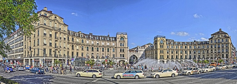 Stachus, Munich (photo by Guido Radig - CC BY 3.0)
