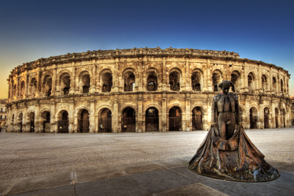 Arena of Nîmes, Languedoc-Roussillon (&copy; Wolfgang Staudt - CC BY 2.0.)