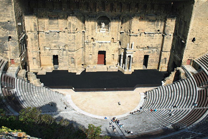 Roman theatre of Orange, Provence-Alpes-Côte d'Azur (© Jean-Louis ZIMMERMANN - CC BY 3.0 Unported license.) Roman theatre of Orange, Provence-Alpes-Côte d'Azur (© Jean-Louis ZIMMERMANN - CC BY 3.0 Unported license.)