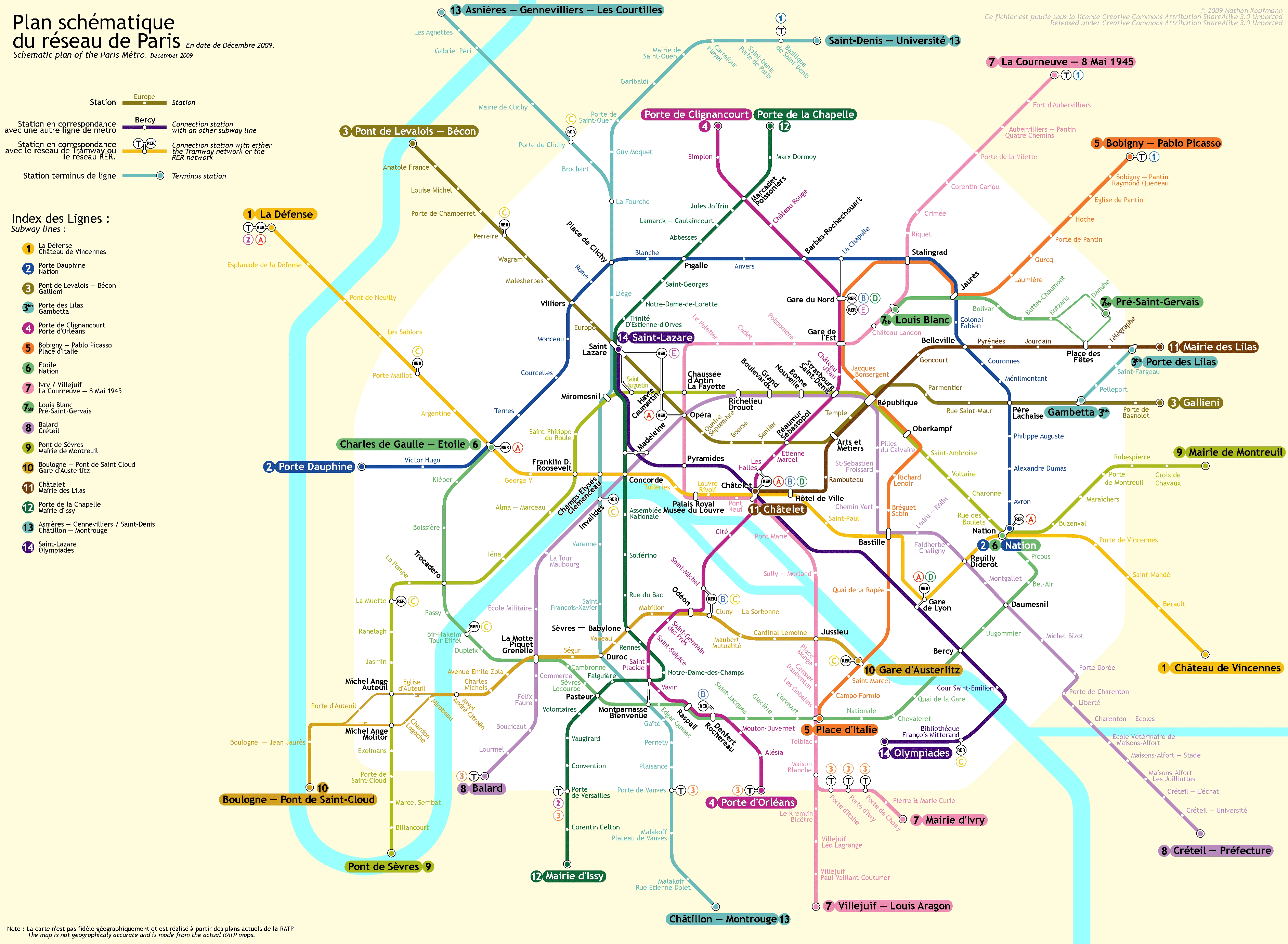 Paris Metro Map - France Travel Guide - Eupedia