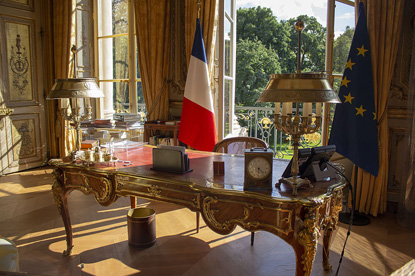 Office of the president of the French Republic, Élysée Palace, Paris (photo by Dorian CORRADO)