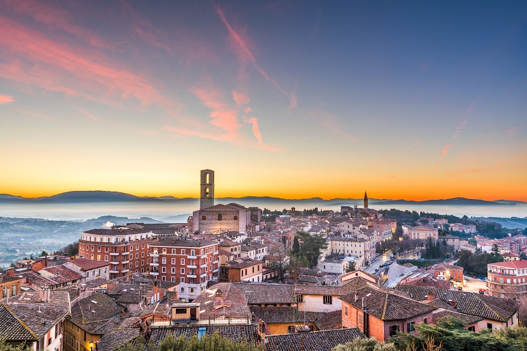Perugia at dawn (� Sean Pavone | Dreamstime.com)