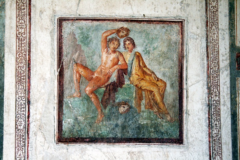 Frescoes in the Casa del Principe di Napoli, Pompeii (© Danilo Mongiello | Dreamstime.com)