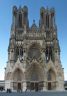 Cathedral of Reims (photo by raveler100 - CC BY-SA 3.0)