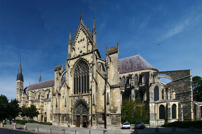 Abbey of Saint Remi, Reims (photo by Tango7174 - CC BY-SA 3.0)