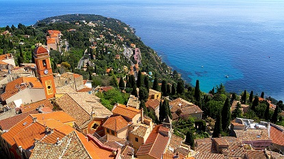 Roquebrune-Cap-Martin, Provence-Alpes-Côte d'Azur (photo by Myosotismail - CC BY-SA 3.0)