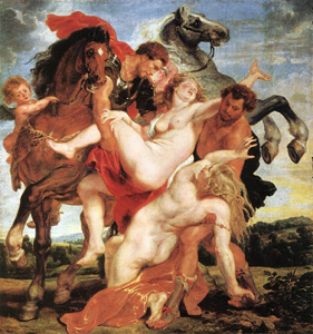Rape of the Daughters of Leucippus
(c. 1618), by Peter-Paul Rubens