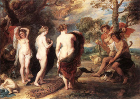 The Judgment of Paris
(c. 1636), by Peter-Paul Rubens