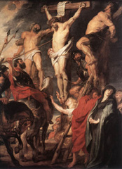 Christ on the Cross between the Two Thieves
(1619-20), by Peter-Paul Rubens