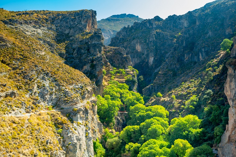 Los Cahorros de Monachil mountain hiking trail near Granada, Sierra Nevada National Park (© Augustin Florian | Dreamstime.com)