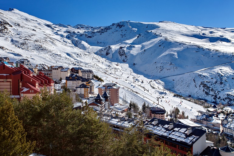 Skiing station in Pradollano, Sierra Nevada National Park (© Irina Sen | Dreamstime.com)