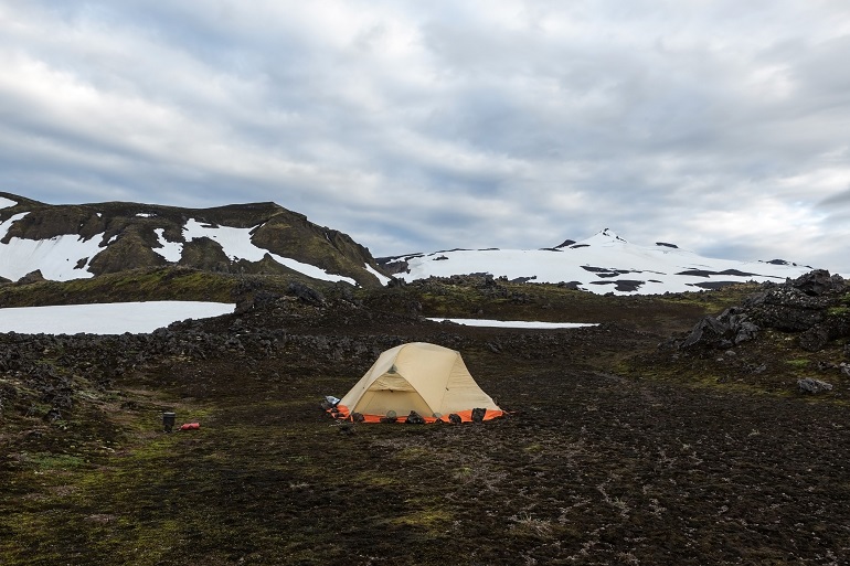 Wild camping in a lava field, Snæfellsjökull National Park (© Gagarych | Dreamstime.com)