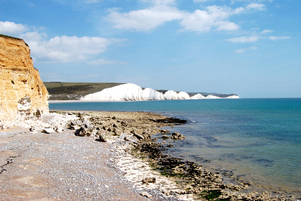 Seven Sisters Cliffs near Eastbourne, Sussex (&copy; Nickos | iStockphoto.com)