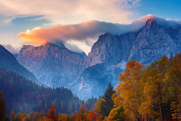 Triglav mountain peak at sunrise, Triglav National Park (© Roksana Bashyrova | Dreamstime.com)