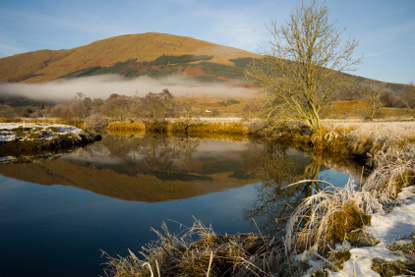 The braes of Balquhidder with the morning mist rising after a cold January night (&copy; Douglas McGilviray - iStockphoto.com)