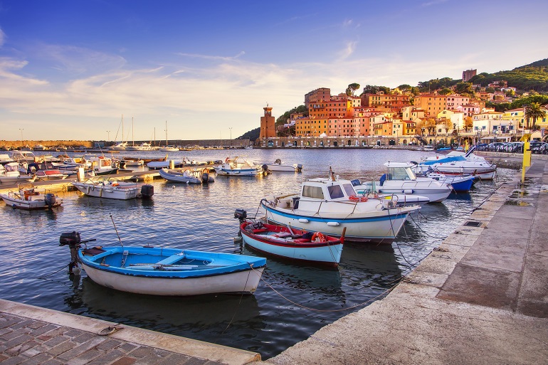 Rio Marina village on Elba Island, Tuscan Archipelago National Park (© Stevanzz | Dreamstime.com)