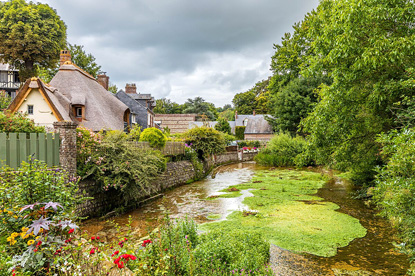 Veules-les-Roses, Normandy, France (photo by Matthias Süßen - CC BY-SA 4.0)
