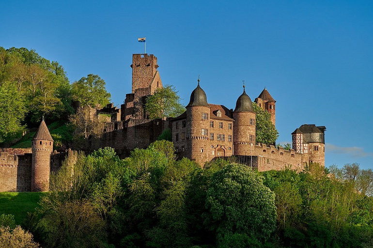 Wertheim Castle (photo by Tilman2007 - CC BY-SA 4.0)