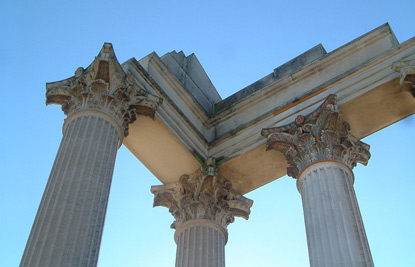 Ruins of a Roman temple, Xanten