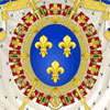 Coat of Arms of the Kings of France (work by Sodacan - CC BY-SA 3.0)