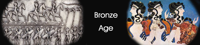 Genetic admixtures (Dodecad K12b) of Bronze Age populations