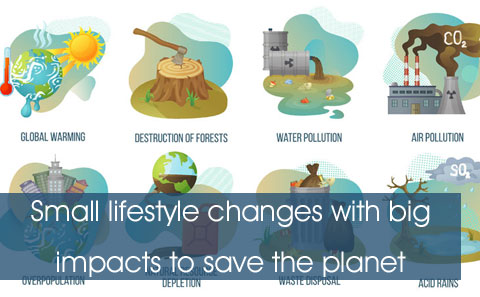 Easy changes you can make to help society become more eco-friendly and sustainable?