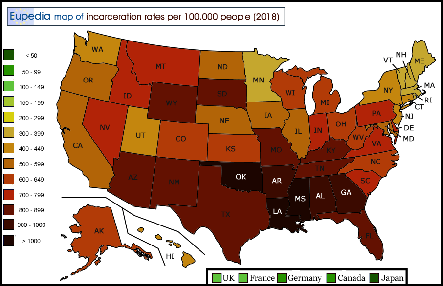 Mass Incarceration Usa Graph